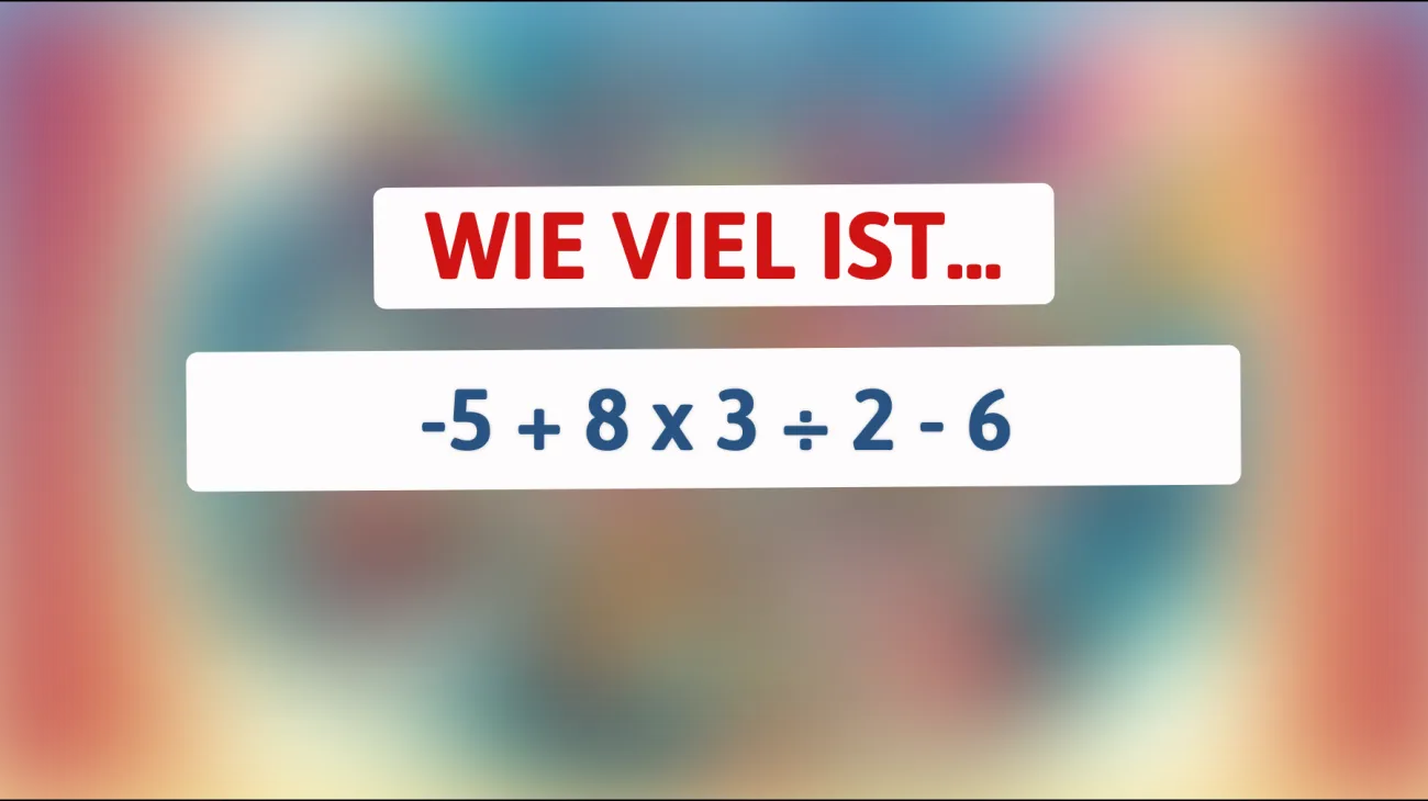 Nur 1 von 100 Menschen kann dieses mathematische Rätsel lösen – gehörst du dazu?"