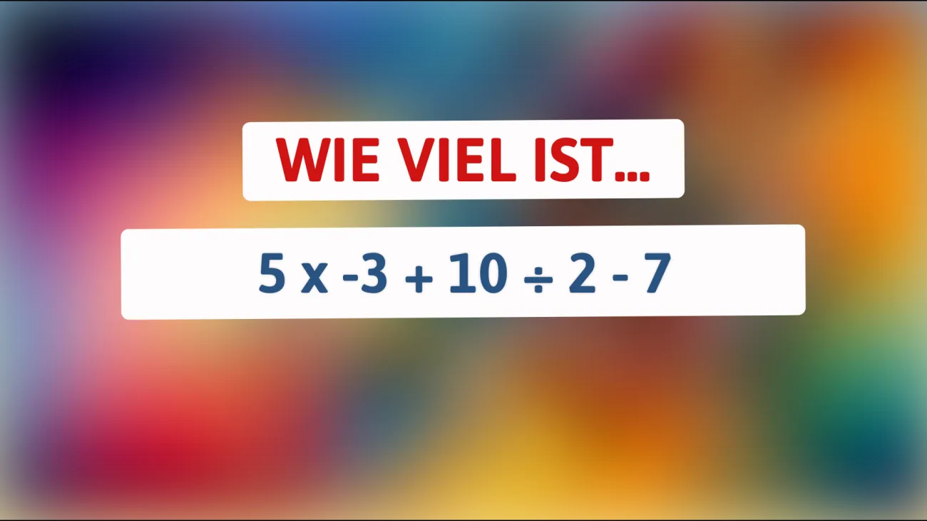 Nur 3% lösen dieses Mathe-Rätsel: Hast du das Zeug dazu?"