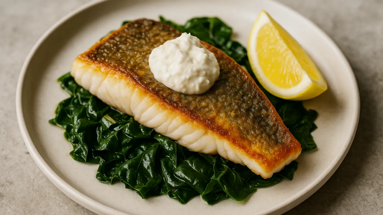 Zanderfilet, Mangold, Meerrettich"